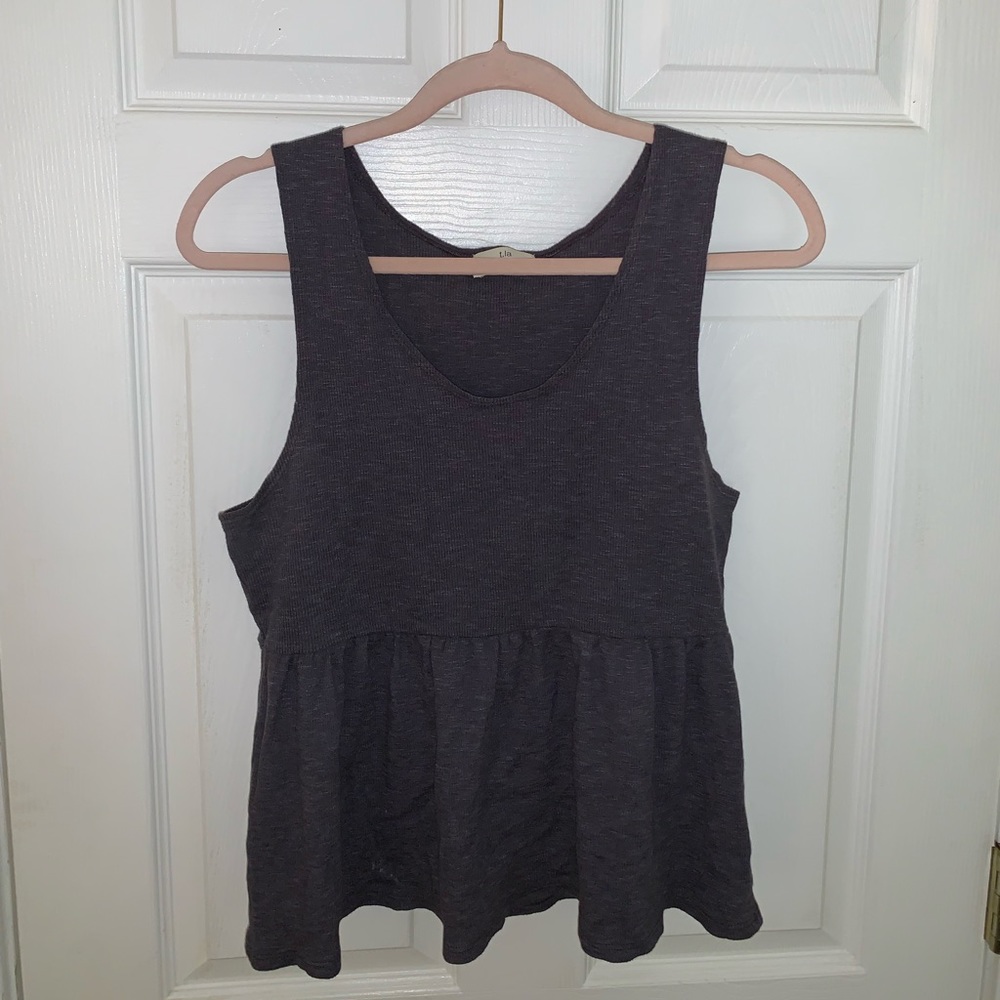 Anthropologie T.La babydoll swing top NWOT